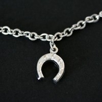 Steel Horseshoe Anklet Portuguese