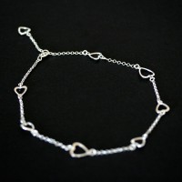 Anklet Plata 925 Corazn de la Madre