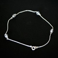 Plata 925 tobillera alur Plata 925 tobillera alur